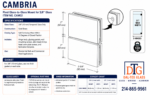 DT Cambria Series Pivot Glass-to-Glass Mount for 3/8" Glass - Image 18