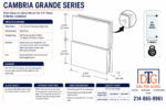 DT Cambria Grande Series Pivot Glass-to-Glass Mount for 1/2" Glass - Image 18