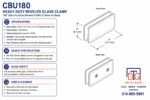 DT Beveled 180 Degree Glass to Glass Clamp - Image 18