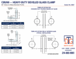 DT Beveled 90 Degree Glass Clamp - Image 17