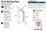 DT Carolina Beveled Wall Mount Offset Short Back Plate - Image 19