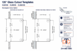 DT Carolina Beveled 5 Degree Positive Close Glass To Glass 135 Degree Hinge - Image 10