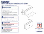 DT Square 180 Degree Glass Clamp - Image 16