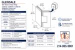 DT Glendale Series 135 Degree Glass to Glass Hinge - Image 18