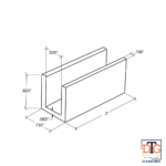 DT Glass Clip for 1/2" Glass - Image 9