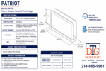 DT Patriot Series Top or Bottom Beveled Pivot Hinge - Image 18