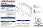 DT Patriot Grande Series Top or Bottom Beveled Pivot Hinge - Image 20