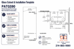 DT Patriot Grande L-Wall Mount Pivot Hinge Left or Right for 1/2" Glass - Image 16