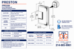 DT Preston 180 Degree Pony Wall Mount Hinge - Image 11