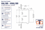 DT Valore HD Square Glass To Glass 180 Degree Hinge - Image 17