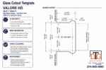 DT Valore HD Series Wall Mount Hinge - Full Back Plate - Image 18