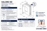 DT Valore HD Series Wall Mount Hinge - Full Back Plate - Image 17