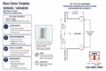 DT Venice Square Wall Mount Hinge Offset Short Back Plate - Image 19