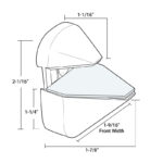DT Adjustable Shelf Clamp for 1/8" to 15/16" Thick Glass or Wood - Image 14