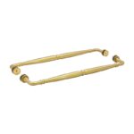 DT 18" x 18" Baroque Towel Bar Back-to-Back for 1/4" to 1/2" Glass - Image 6