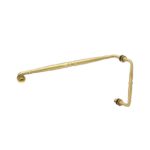 DT 8" x 18" Baroque Pull/Towel Bar Combo for 1/4" to 1/2" Glass - Image 5
