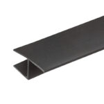 DT Black "H" Jamb Water Seal In Line Panel (Hard Leg) - Image 4