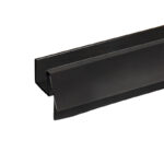 DT Black Premium Bottom Wipe With Drip Rail & Offset Flexible Fin 95" Long - Image 5