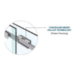 DT Compass Series 180 Degree Sliding Shower Door Kit - Image 7