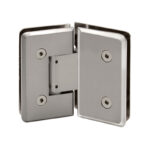 DT Carolina Series 135 Degree Adjustable Glass-to-Glass Hinge for 3/8" to 1/2" Glass - Image 9