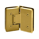 DT Carolina Series 135 Degree Adjustable Glass-to-Glass Hinge for 3/8" to 1/2" Glass - Image 24