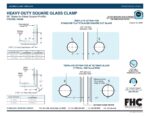 DT Square 90 Degree Glass Clamp - Oil Rubbed Bronze - Image 2