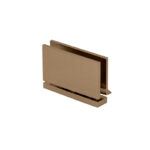 DT Cambria Series Pivot Hinge with Rear Drip Plate for 3/8" Glass - Image 3
