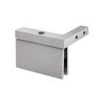DT Cambria Square Pivot Hinge L-Wall Mount 3/8" Glass