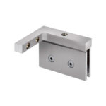 DT Cambria Square Pivot Hinge L-Wall Mount 3/8" Glass - Image 3
