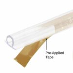 DT Clear Vinyl Bulb Seal With or Without Pre-Applied Tape - Image 2