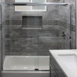 DT 72" x 72" Classic Series Tub Slider Kit for 1/4" Glass - Image 7