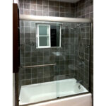 DT 72" x 72" Classic Series Tub Slider Kit for 1/4" Glass - Image 5