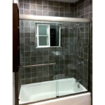DT 72" x 72" Classic Series Tub Slider Kit for 1/4" Glass - Image 8