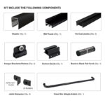 DT 72" x 72" Classic Series Tub Slider Kit for 1/4" Glass - Image 17