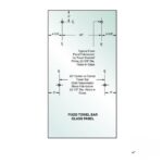 DT 3/8" Clear Tempered Glass For Clear Water Shower Slider 30" x 75-3/4" - Prep for 24" CTC Towel Bar - Image 3