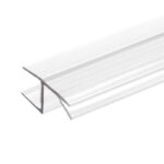 DT Clear Strike And Door H-Jamb W/Vinyl Insert 180 Deg For 3/8" Glass