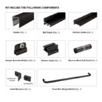 DT Classic Series Tub Door Sliding Kit for 1/4" Glass 60" X 72" - Image 22