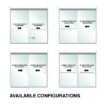DT 1/4" Clear Tempered Glass For CDK Shower Slider - 30" x 63-3/8" - Finger Pull - Image 3