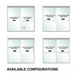 DT 1/4" Clear Tempered Glass For CDK Shower Slider 30" x 63-3/8" - 24" Center-to-Center Towel Bar - Image 4