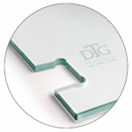 DT 3/8" Clear Tempered Glass For Glendale/Preston SD Hinge 28" x 75-9/16" - Prep for 6" CTC Handle - Image 5