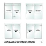 DT 3/8" Clear Tempered Glass For Clear Water Shower Slider 30" x 75-3/4" - Prep for 24" CTC Towel Bar - Image 5