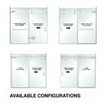 DT 3/8" Clear Tempered Glass For Clear Water Shower Slider 30" x 75- 3/4" Blank (2) 5/8" Holes at Top - Image 5