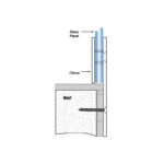 DT Square 'Y' Inline Glass Clamp for Fixed Panels For 3/8" and 1/2" Glass - Image 8