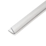 DT Clear Vinyl Edge 'V' Seal for 1/4" Maximum Gap With or Without Tape - Image 7