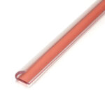 DT Clear Vinyl Edge 'V' Seal for 1/4" Maximum Gap With or Without Tape - Image 3