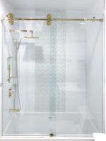 DT Clearwater Series Sliding Shower Door System for 3/8" or 1/2" Glass - Image 22