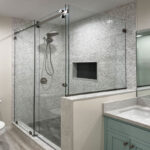 DT Denali Series 180 Degree Sliding Shower Door Kit