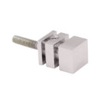 DT Single Sided Square Knob for Towel Bars - M6 X 1.0 Thread - Image 2