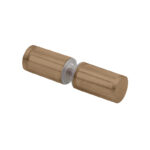 DT Round Back-To-Back Shower Knob With Sleeves - Image 2