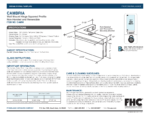 DT Cambria Square Pivot Hinge L-Wall Mount 3/8" Glass - Image 16